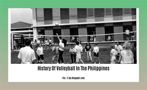 philippine volleyball history|The History of Volleyball in the Philippines: Tracing the Journey of .